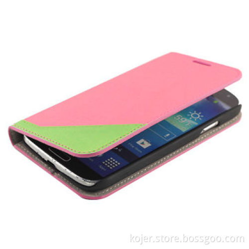 Popular and Elegant Standing Flip Leather Mobile Phone Cases for Samsung Galaxy S4 i9500
